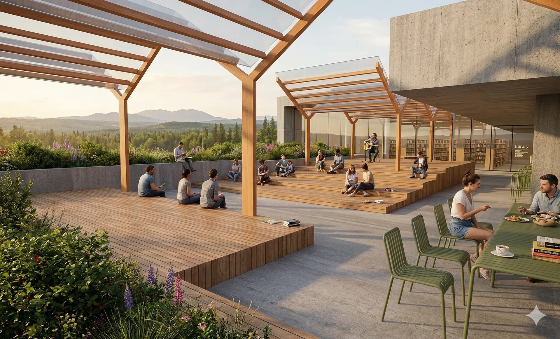 AI-assisted rendering of the same view